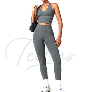 Nuevo Conjunto de Yoga de 3 Piezas para Mujer, Diseño de Última Moda, Alta Calidad, Conjunto de Yoga para Mujer al por Mayor - Product Image 6