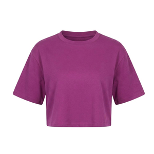 Crop tops pour femmes personnalisés avec étiquette privée, crop tops pour femmes à logo personnalisé, vente en gros, service OEM, crop tops pour femmes - Product Image 2