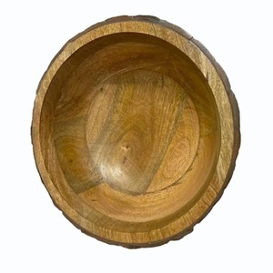 Ensemble de bols en bois massif écologiques, imprimés sur mesure, 4 pièces, artisanat indien pour la table à manger, bols en bois pour servir des fruits et des en-cas - Product Image 5