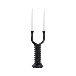 Jaffsexports Chandelier en aluminium à deux bras, support de bougie de 10,6 pouces, durable, fait main, écologique, pour mariages et anniversaires - Product Image 2