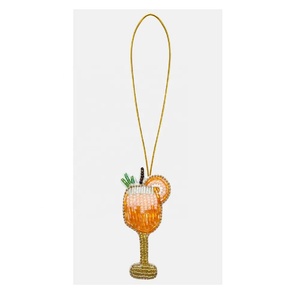Handmade Glass Beads Glass Juice Design Keychain or <b>Bag</b> <b>Charm</b> Hold to Keys <b>Bag</b> <b>Charm</b> Use Hanging for Handbags Totes or Backpack - Product Image 1