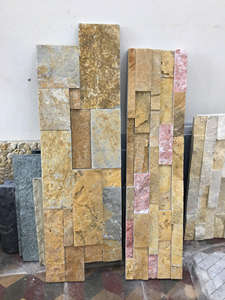 Carreaux muraux en pierre naturelle de luxe multicolores, écologiques, haut de gamme, pour revêtement de cuisine et salle de bain, façades de bâtiments modernes - Product Image 3