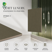 Panneau MDF hydrofuge mélaminé avec placage bois Jinbase Muse Olive 18mm E0 1220x2440mm pour mobilier d'hôtel et de bureau