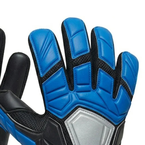 Gants de gardien de but de football professionnels, en cuir, à doigts entiers, antidérapants, respirants, avec sangle de poignet réglable, équipement sportif unisexe - Product Image 4