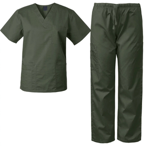 Tenues d'infirmiers pour hommes, confortables et élastiques, en Spandex de haute qualité, style jogger vintage, tricotées, pour l'été, pour infirmiers et médecins - Product Image 1