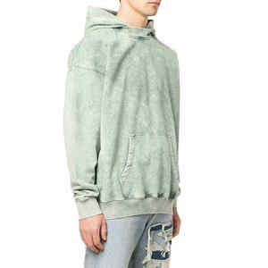 Sudadera con Capucha de Algodón con Efecto Ácido, Oversize, Estilo Pullover, Personalizada, de Alto Gramaje, para Streetwear Urbano y Casual - Product Image 5