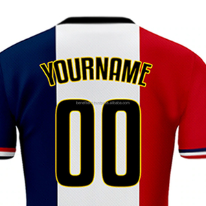 Ensemble d'uniformes de football pour hommes de qualité supérieure, respirant, à manches courtes, avec découpe automatisée pour vêtements de sport - Product Image 6