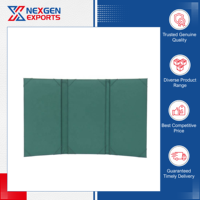 Penutup Menu Kulit PU 3 Panel Lipat Tiga dengan Cetak Foil Emas, Dapat Dikustomisasi untuk Restoran, Bar, Hotel Nexgen
