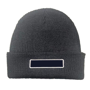 Embroidery Logo Solid Color Outdoor Warm Customize Winter Hats For <b>Men</b> Women Cuffed Beanies - Product Image 6