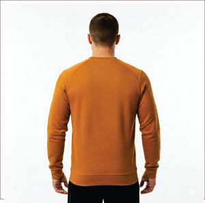 เสื้อสเวตเชิ้ตคอกลมคุณภาพสูง ผ้าฝ้าย 100% สกรีนโลโก้ได้ แขนยาว กันน้ำ ระบายอากาศดี สไตล์ลำลองทันสมัย สำหรับผู้ชาย - Product Image 2