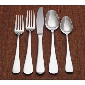 Flat Edge <b>Wedge</b> Handle Stainless Steel Cutlery <b>Set</b> Silverware Spoon Fork Knife Flatware <b>Set</b> Dining Tableware - Product Image 4
