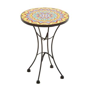 Mesa de Centro de Hierro Esmaltado Personalizable, Moderna y Ecológica, con Piedras Preciosas, Mueble Duradero para Sala de Estar - Product Image 6