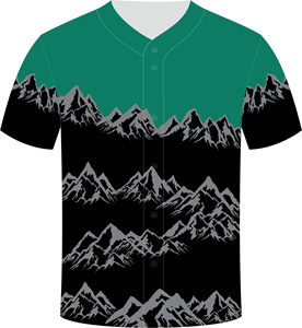 Camisetas de Béisbol Personalizadas Sin Pedido Mínimo, Logotipo y Nombre del Equipo Impresos, 100% Poliéster Transpirable, Sin Mangas, Sublimadas - Product Image 3
