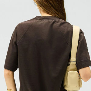 Women Summer T Shirts Designed For Lightweight Comfort And Everyday Wear Featuring / Breathable Fabric Soft Texture <b>Cheap</b> Rate - Product Image 5