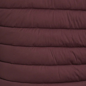 High Quality Solid <b>Maroon</b> Color Men's Bubble Puffer Jacket Custom Logo Breathable Canvas Cotton Filling Stand Collar Winter - Product Image 6