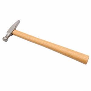 Marteau d'horloger avec manche en bois naturel, têtes de 50, 60, 70, 80, 90, 100 mm, tête de 9-1/4 pouces, marron argenté, Zetomed Pro - Product Image 1