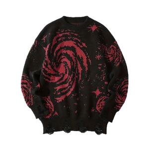 เสื้อสตรีทแวร์ยูนิเซ็กซ์ แฟชั่นพิมพ์ลายเต็มตัว สไตล์ Y2K ทรงหลวม ไหล่ตก ผลิตตามสั่ง คุณภาพสูง เสื้อฮู้ดดี้ลำลองทรงโอเวอร์ไซส์ สไตล์ดิสเทรส - Product Image 1