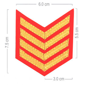Venta al por mayor, gran demanda, nuevo stock: Chevrons de uniforme personalizados NANBA GROUP, envío rápido, pin de seguridad, el equipo de defensa personal más vendido. - Product Image 4
