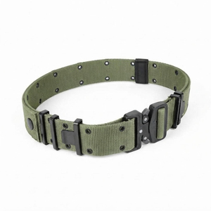 Tactical Heavy Duty <b>Elastic</b> <b>Belt</b> with Quick Release Buckle Outdoor Use Adjustable Tactical <b>Belt</b> - Product Image 3
