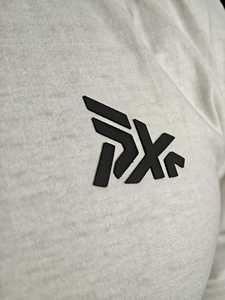 T-shirt à manches courtes col rond pour homme PUFFIN SPORTS, logo en silicone, jersey décontracté, tricoté, 100% coton respirant, imprimé à l'écran - Product Image 3