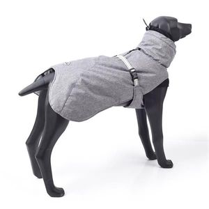 Nuovo Stile Giacca Invernale Grigia per Cani Taglia S Impermeabile Calda Imbottitura in Poliestere Abbigliamento per Animali - Product Image 3