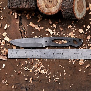 Cuchillo de Caza Nórdico de Acero al Carbono Forjado, Hoja Fija Recta de 8 Pulgadas, Espesor de 3mm, OEM/ODM - Product Image 3