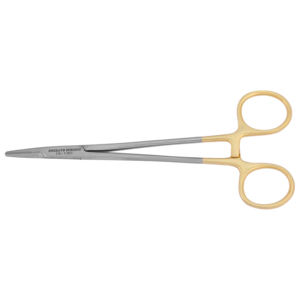 Portaagujas Dental TC Mayo Hegar de 16 cm, Instrumento Quirúrgico de Carburo de Tungsteno y Acero Inoxidable, Fabricante Mayo-Hager TC 16CM - Product Image 1