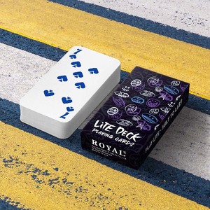 ROYAL Lite Deck-Ghost Doodle, Cartas de Juego de PVC Impermeables de 0.31mm, Acabado Mate, Caja con Cierre, Revestimiento Único, 55 Cartas, 45x88mm, para Viaje - Product Image 6