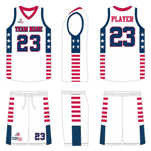 Ensemble de maillot et short de basketball personnalisé, respirant, séchage rapide, 100 % polyester, col en V, sans manches, vêtements de sport haut de gamme pour l'entraînement en équipe - Product Image 3