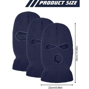 High Quality Ski Mask Full Face Cover Warm Breathable Balaclava For Skiing Snowboarding Cycling Outdoor Winter Use - Product Image 2