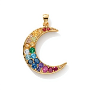 Colgante de Oro Sólido de 14K con Forma de Corazón, Estilo Clásico, Joyería Fina de Lujo, Diseño Personalizado para Fiestas - Product Image 3
