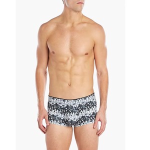 Calzoncillos bóxer de algodón para hombre, de tiro medio, tejidos, ecológicos, de ajuste holgado, con estampado a cuadros, cómodos para dormir, servicio OEM personalizado - Product Image 4