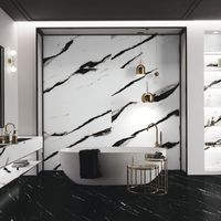 Carreaux de porcelaine sculptés antidérapants de luxe moderne 600x1200 pour hall d'hôtel haut de gamme, mur d'accentuation de salle de bain, bureau d'entreprise premium