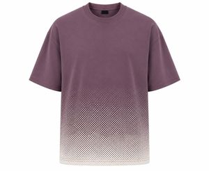 T-shirt à manches courtes pour homme, coupe classique, col rond, 100% coton, uni, décontracté, écologique, respirant, tricoté 200g - Product Image 2