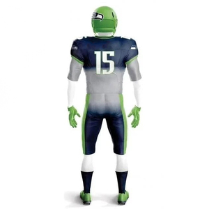 Tenues de football 7 sur 7 pour jeunes, personnalisées, sublimées, respirantes, à séchage rapide, ensemble maillot cousu et pantalon de compression, avec drapeau - Product Image 3