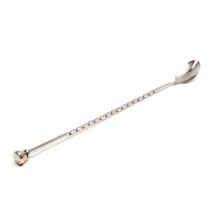 Hot Selling Eco-Friendly Stainless Steel Copper Gold Long Steering Mixing Cocktail Stirrer Bar <b>Spoon</b> Custom Logo for Barware - Product Image 1