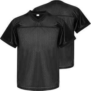 Vente directe usine – Maillot de football américain unisexe personnalisable, respirant, anti-humidité, 100 % polyester, design en maille - Product Image 1