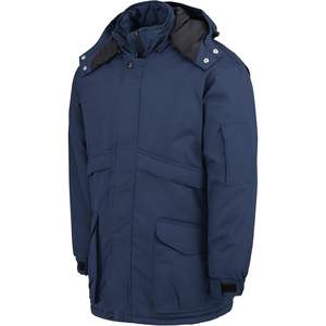 Parka Homme Sur Mesure, Poids Lourd, Grande Taille, Toile avec Rembourrage en Coton, Couleur Rouge - Product Image 4