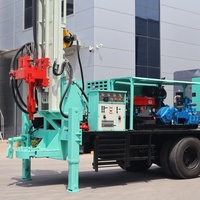 Pompe hydraulique HANFA économique pour foreuse de puits montée sur camion, avec moteur et composants essentiels inclus, portée maximale 360m