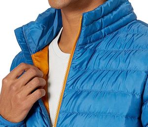 OEM Service Customized Autumn Puffer <b>Jacket</b> 100% Polyester Plain Dyed Windproof Custom Logo Outerwear High Street Men's <b>Jackets</b> - Product Image 6