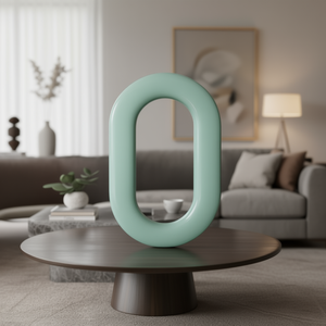 Escultura Moderna de Eslabones de Cadena de Acrílico, Arte Abstracto Contemporáneo para Mesa de Centro, Decoración Artística para Sala de Estar - Product Image 3