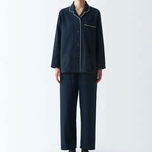 Vêtements de nuit pour femmes en coton respirant, design personnalisé, logo personnalisé, ensembles de pyjamas pour femmes, vente en gros - Product Image 3