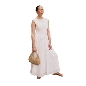 Vestido largo con cuello cuadrado para mujer, vestido festivo con estampado floral - Product Image 2