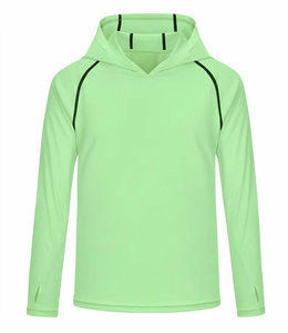 Hoodie de protection solaire personnalisé UPF 50+ à manches longues, léger, séchage rapide, pour la pêche, la randonnée, performance, anti-UV, OEM - Product Image 5