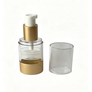 Botella Ovalada de 25/30/40 ml con Bomba Airless, Envase Cosmético Dorado de Lujo para Suero, Loción, Base de Maquillaje y Pelucas, Personalizable - Product Image 4