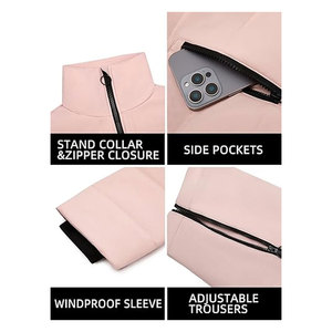Traje de esquí de una pieza para mujer, impermeable, para deportes de invierno al aire libre, mono de snowboard aislado, chaqueta de nieve con bloques de color, una pieza - Product Image 2