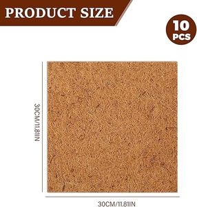Almohadilla Lavable para Nido de Gallinas, Almohadillas de Fibra de Coco para Gallinas Ponedoras, Reemplazo Natural y Cómodo para Gallinero, Marrón - Product Image 3