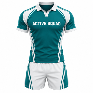 Conjunto de Uniforme de Rugby Transpirable para Hombre, Camiseta Sublimada Personalizada, Uniformes de Rugby y Fútbol OEM ODM para Equipos - Product Image 3