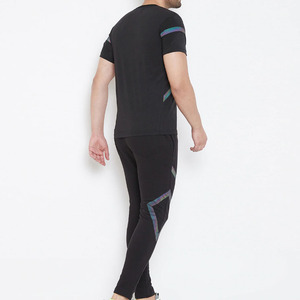 Conjunto de 2 Piezas de Camiseta y Pantalones Cortos de Verano Unisex Ligeros de Algodón 100% Lavado con Ácido de Alta Calidad, Tallas Grandes, Impresión de Logotipo Personalizado - Product Image 1