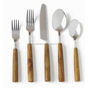 Juego de Cubiertos de Acero Inoxidable con Borde Dorado Ornamentado, Cuchara, Tenedor y Cuchillo, Vajilla al por Mayor, Decoración de Cocina de Alta Gama Personalizada - Product Image 6